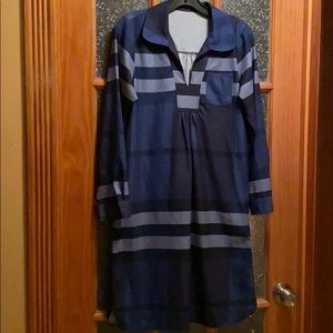 Blue Plaid Dress 💙🖤